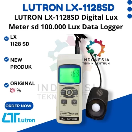 LUTRON LX-1128SD Digital Lux Meter sd 100.000 Lux Data Logger