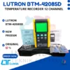 Lutron BTM-4208SD Temperature Recorder 12 Channel