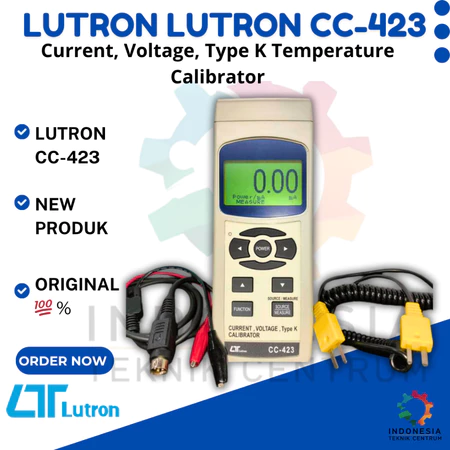 Lutron CC-423 Current Voltage dan Type K Temperature Calibrator Original