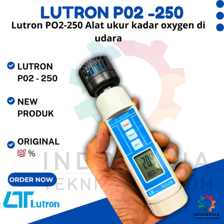 Lutron PO2-250 Alat Ukur Kadar Oksigen di Udara Portabel