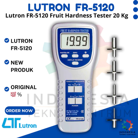 Lutron FR-5120 Fruit Hardness Tester 20 Kg Original - Alat Ukur Kekerasan Buah