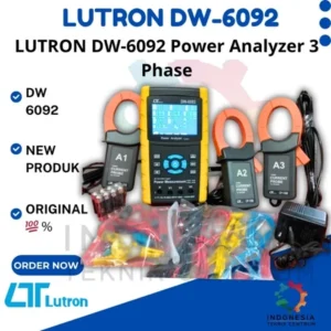 LUTRON DW-6092 Power Analyzer 3 Phase – Power Meter 3 Fasa untuk Pengukuran Listrik Akurat