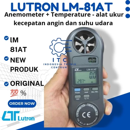 Lutron LM-81AT digital anemometer Lutron LM-81AT digital anemometer