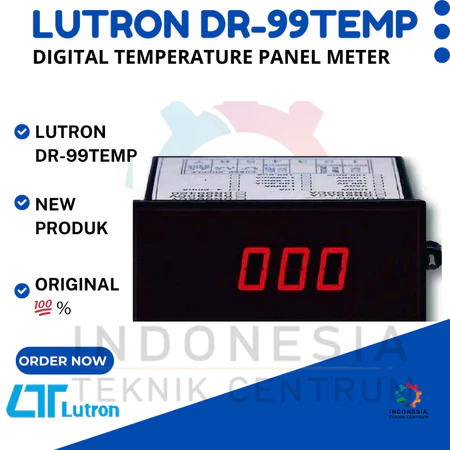 LUTRON DR-99TEMP Digital Temperature Panel Meter alat ukur suhu digital panel