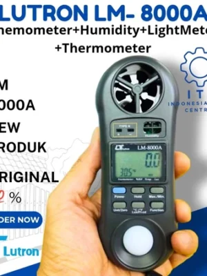 Lutron LM-8000A Anemometer + Humidity + Light Meter + Thermometer