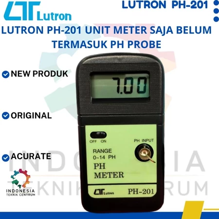 Lutron PH-201 pH Meter Digital Unit Saja | Alat Ukur pH Lutron PH-201 pH Meter Digital Unit Saja | Alat Ukur pH