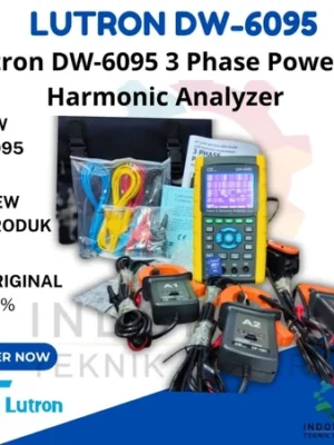 Lutron DW-6095 3 Phase Power & Harmonic Analyzer alat analisis daya dan harmonisa listrik