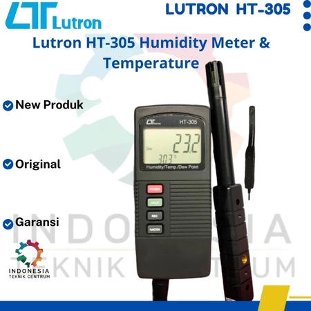 Lutron HT-305 Humidity Meter & Temperature alat ukur kelembaban udara dan suhu ruangan