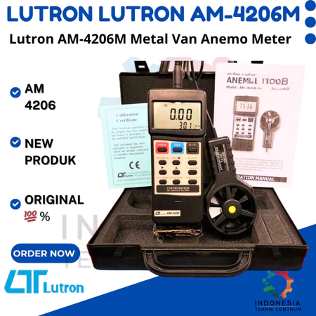 Lutron AM-4206M Metal Vane Anemometer alat ukur kecepatan angin