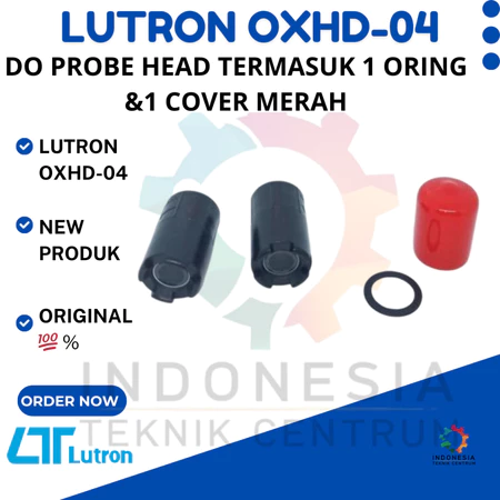 LUTRON OXHD-04 DO Probe Head lengkap dengan 1 O-Ring dan 1 Cover Merah