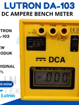 LUTRON DA-103 DC Ampere Bench Meter alat ukur arus DC