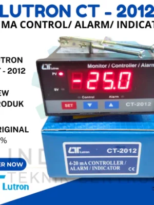 LUTRON CT-2012 4-20 mA Control Alarm Indicator untuk monitoring dan kontrol sinyal 4-20 mA