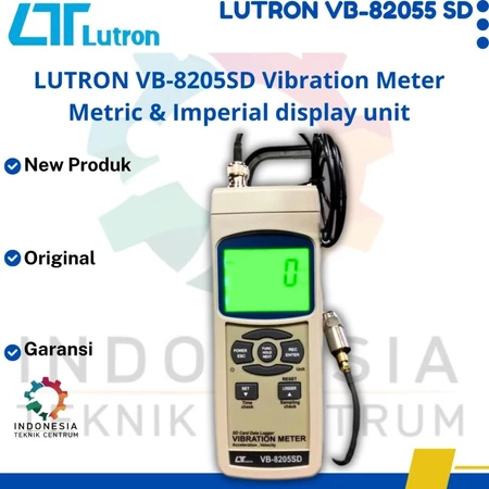 LUTRON VB-8205SD Vibration Meter Metric & Imperial Display Unit alat ukur getaran mesin LUTRON VB-8205SD Vibration Meter Metric & Imperial Display Unit alat ukur getaran mesin