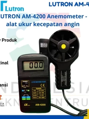 LUTRON AM-4200 Anemometer alat ukur kecepatan angin