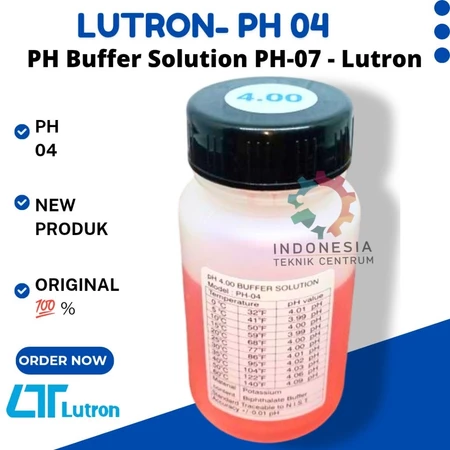 Lutron PH-04 pH Buffer Solution larutan buffer untuk kalibrasi pH meter
