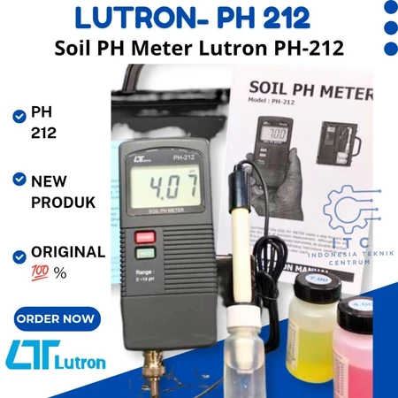Soil pH Meter Lutron PH-212 alat ukur pH tanah