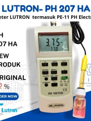 PH Meter LUTRON PH-207HA termasuk PE-11 PH Electrode