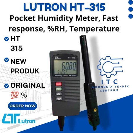 LUTRON HT-315 Pocket Humidity Meter alat ukur kelembapan %RH dan temperatur