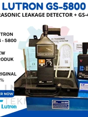 Lutron GS-5800 Ultrasonic Leakage Detector beserta GS-400 Transmitter untuk deteksi kebocoran