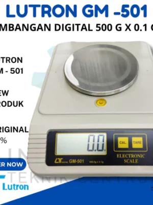 Lutron GM-501 Timbangan Digital 500g x 0.1g presisi tinggi untuk laboratorium dan industri