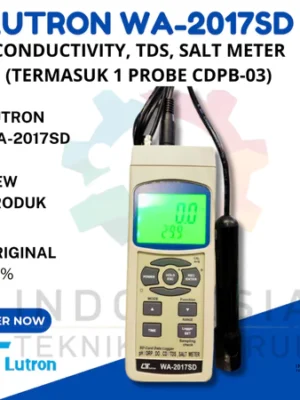 Lutron WA-2017SD Conductivity, TDS, dan Salt Meter lengkap dengan Probe CDPB-03