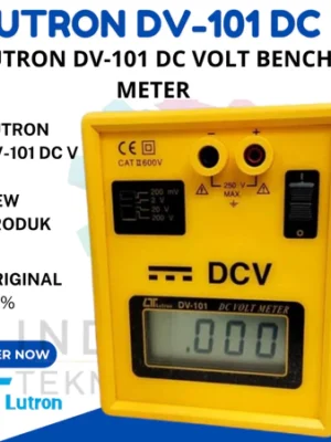 LUTRON DV-101 DC Volt Bench Meter digital untuk pengukuran tegangan DC