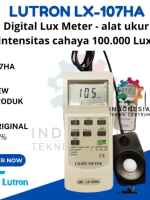 LUTRON LX-107HA Digital Lux Meter - alat ukur intensitas cahaya 100.000 Lux