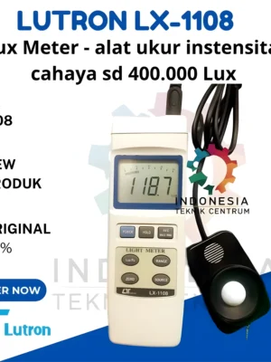Lutron LX-1108 Lux Meter - alat ukur instensitas cahaya sd 400.000 Lux