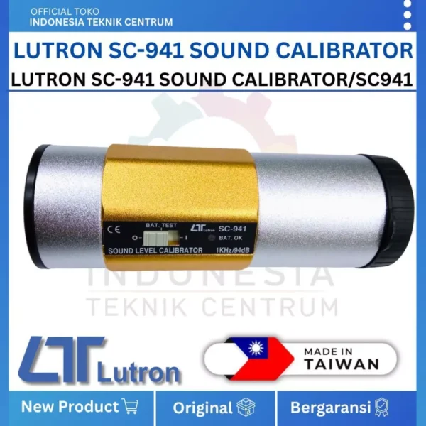 Lutron SC-941 Sound Calibrator Sound Level Calibrator 1KHz/94dB Made in Taiwan Lutron SC-941 Sound Calibrator Sound Level Calibrator 1KHz/94dB Made in Taiwan