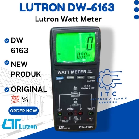 Lutron DW-6163 Watt Meter – Alat Ukur Daya Listrik Digital untuk Monitoring Konsumsi Energi