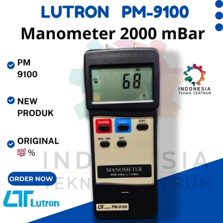 Lutron PM-9100 Manometer 2000 mBar
