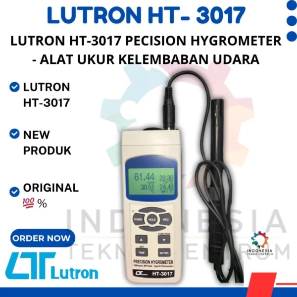 Lutron HT-3017 Pecision Hygrometer - alat ukur kelembaban udara