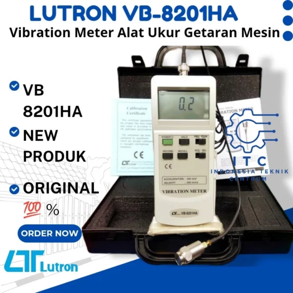 Lutron VB-8201HA Vibration Meter - alat ukur getaran mesin