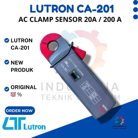 Lutron CA-201 Clamp Sensor Arus AC 20A 200A Current Transformer Tester Lutron CA-201 Clamp Sensor Arus AC 20A 200A Current Transformer Tester