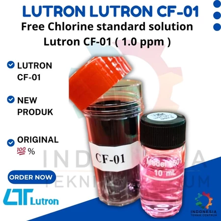 Lutron CF-01 Free Chlorine Standard Solution 1.0 ppm | Larutan Standar Kalibrasi Chlorine Meter