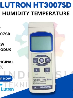 Lutron HT3007SD Humidity Temperature Meter – Alat Ukur Suhu dan Kelembapan Profesional dengan Data Logger SD Card