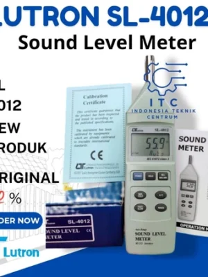 LUTRON SL-4012 Sound Level Meter – Alat Ukur Tingkat Kebisingan Digital