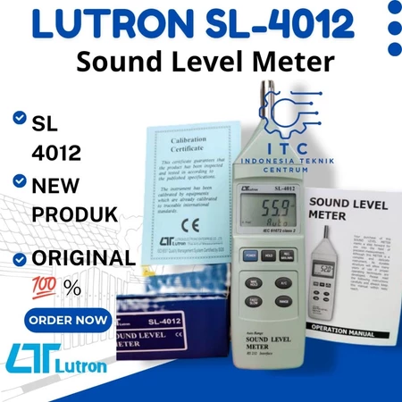 LUTRON SL-4012 Sound Level Meter – Alat Ukur Tingkat Kebisingan Digital