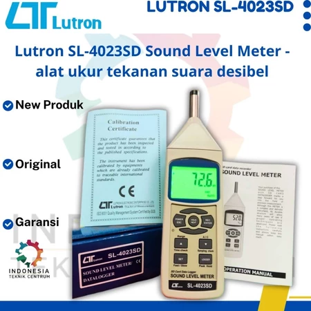 Lutron SL-4023SD Sound Level Meter – Alat Ukur Tekanan Suara Desibel