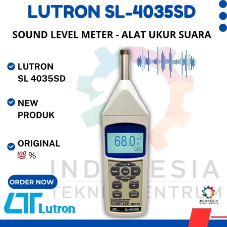 Lutron SL-4035SD Sound Level Meter – Alat Ukur Suara Class 2