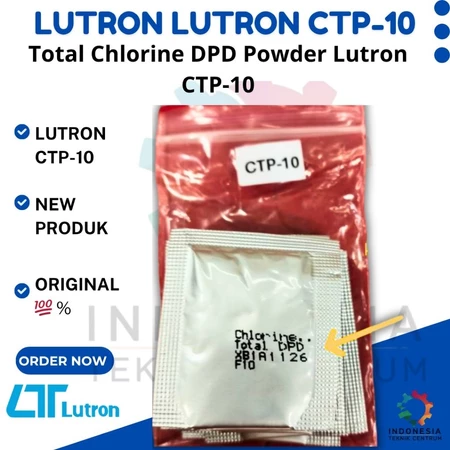 Lutron Total Chlorine DPD Powder CTP-10 – Reagen Pengujian Total Chlorine