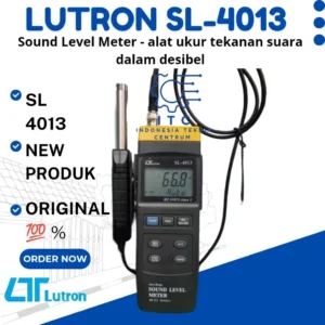 Sound Level Meter Lutron SL-4013 Original – Alat Ukur Tingkat Kebisingan / Tekanan Suara Digital