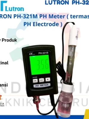 LUTRON PH-321M pH Meter Digital + pH Electrode | Alat Ukur pH Air & Larutan