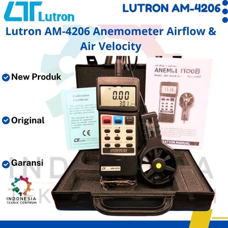 Lutron AM-4206 Anemometer Airflow & Air Velocity Lutron AM-4206 Anemometer Airflow & Air Velocity
