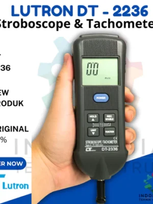 Lutron DT-2336 Stroboscope & Tachometer – Alat Ukur RPM Mesin Kontak & Non-Kontak