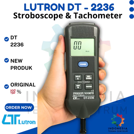 Lutron DT-2336 Stroboscope & Tachometer – Alat Ukur RPM Mesin Kontak & Non-Kontak Lutron DT-2336 Stroboscope & Tachometer – Alat Ukur RPM Mesin Kontak & Non-Kontak
