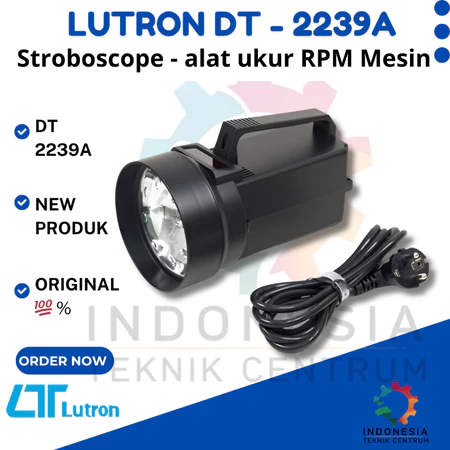 Lutron DT-2239A Stroboscope – Alat Ukur RPM Mesin Lutron DT-2239A Stroboscope – Alat Ukur RPM Mesin