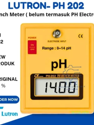 LUTRON PH-202 PH Bench Meter – pH Meter Laboratorium Presisi Tinggi