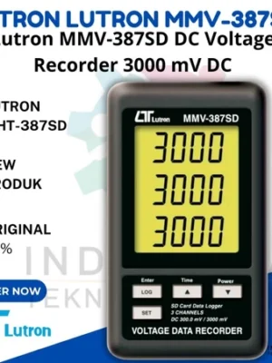 Lutron MMV-387SD DC Voltage Recorder 3000 mV DC