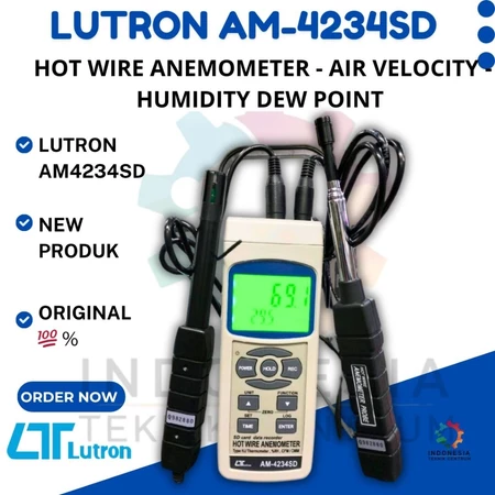 Lutron AM-4234SD Hot Wire Anemometer Lutron AM-4234SD Hot Wire Anemometer
